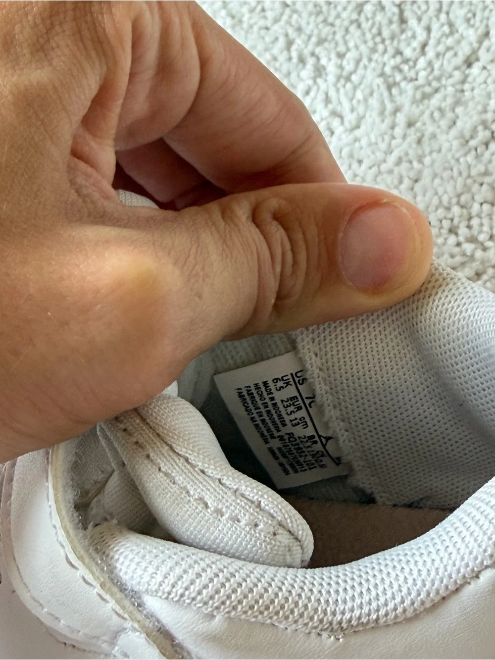 Jordan Kids White and Brown Mid-Top Sneakers with Textured Accents